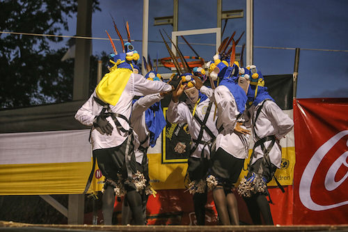  Garifuna Dancers performing at the John Canoe Festival 
