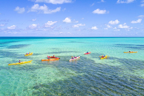 Ideal weather to explore the Belize Barrier Reef
