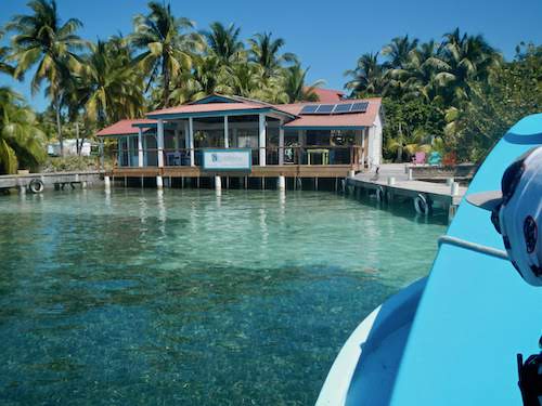 Arrival at the Lodge at Southwater Caye