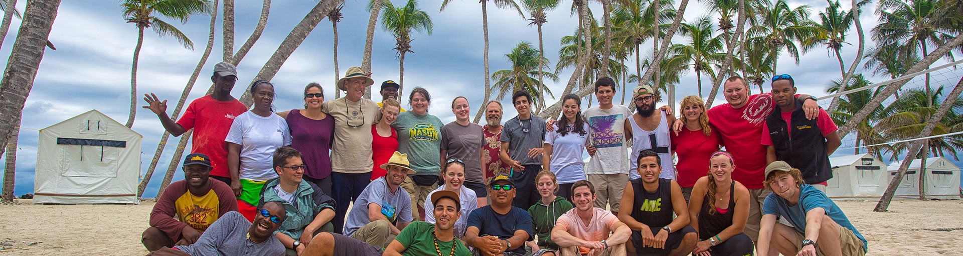 belize school and university group at lighthouse reef