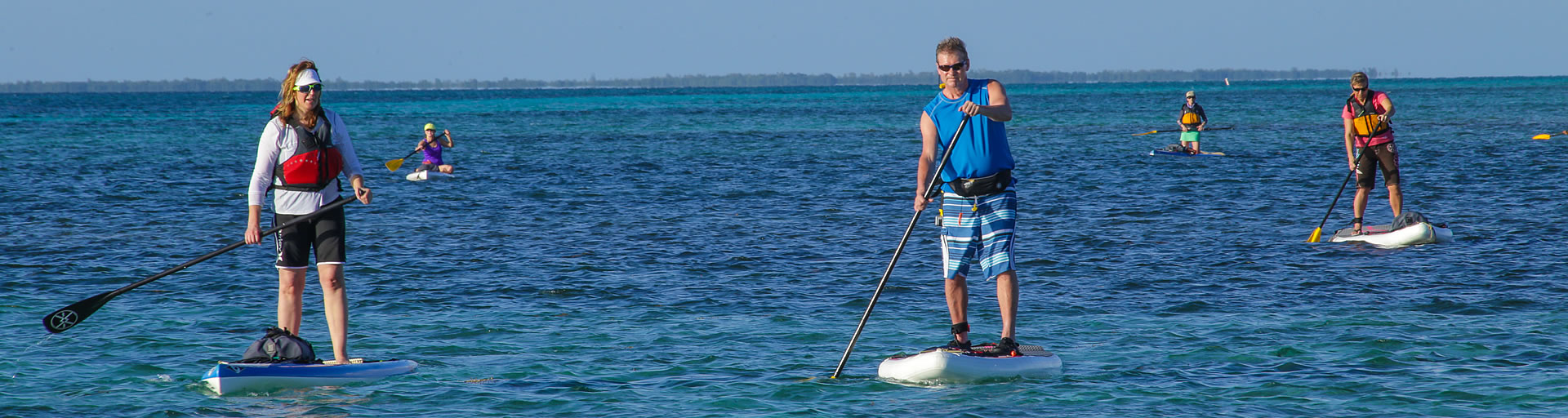 Stand Up Paddleboard (SUP) along Belize Barrier Reef