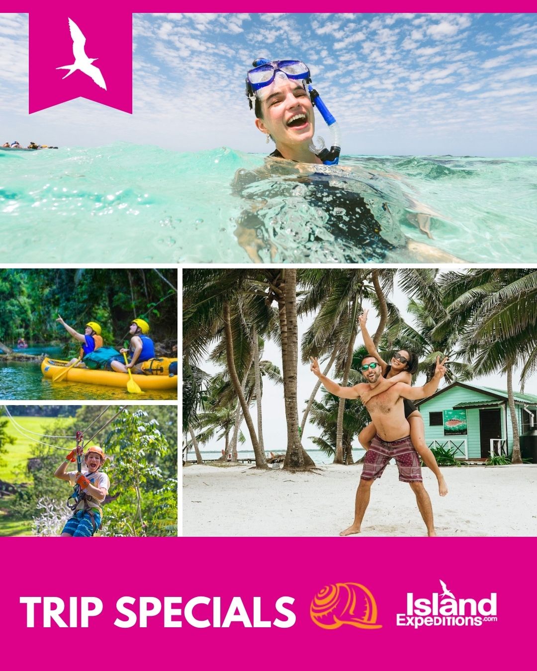 Belize trip specials images of people having fun in Belize