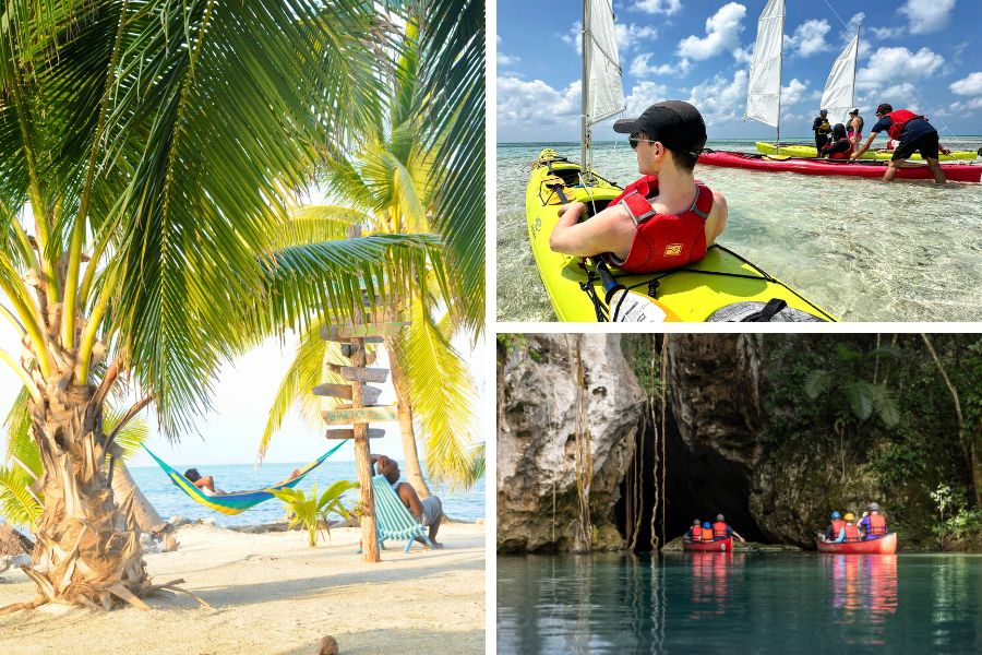 people enjoying  Belize