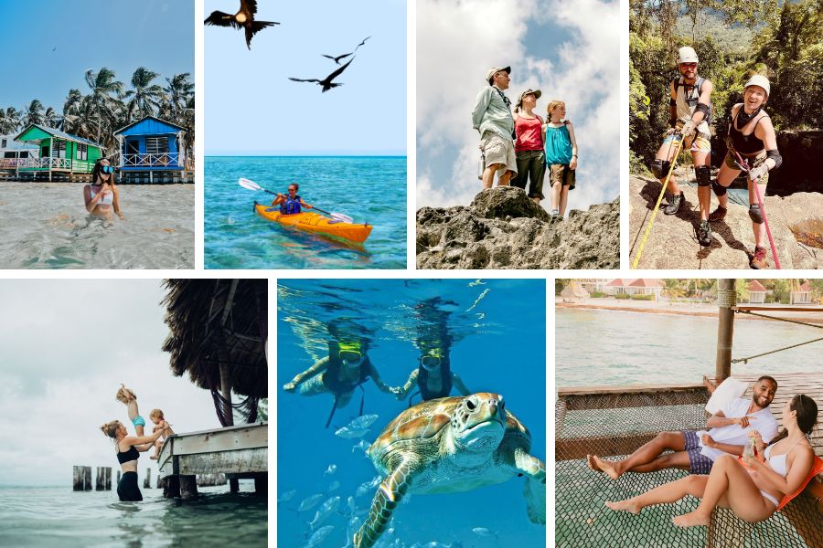 people enjoying  Belize