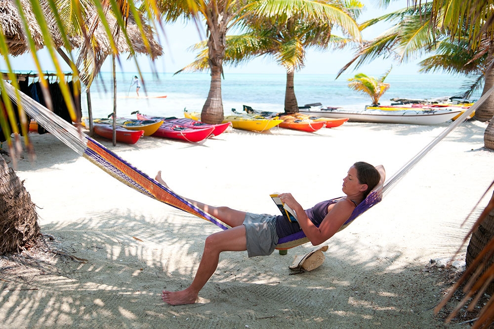 Hammock Time at the Glover's Reef Basecamp