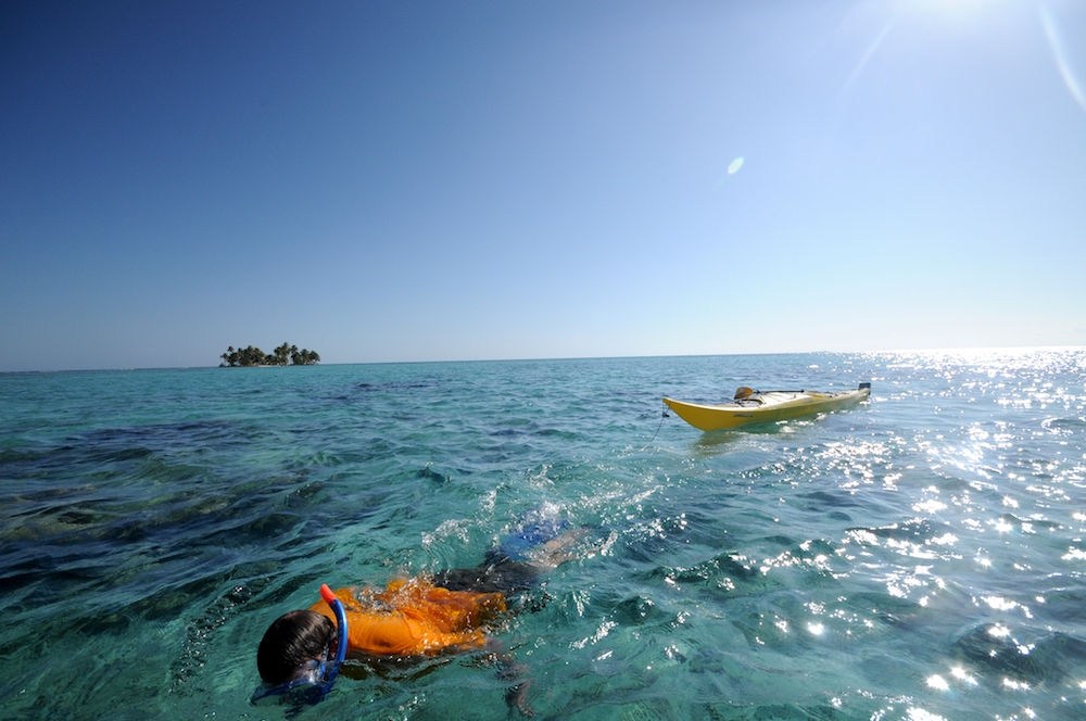 Kayak and Snorkeling in Belize