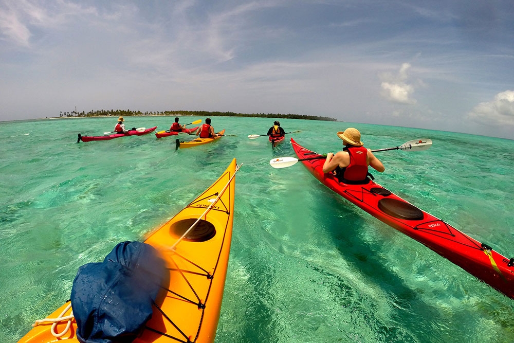 Sea Kayaking, Lighthouse Reef Atoll